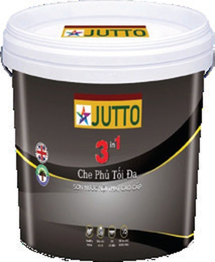 Lon sơn JUTTO 3 in 1 Che Phủ Tối Đa